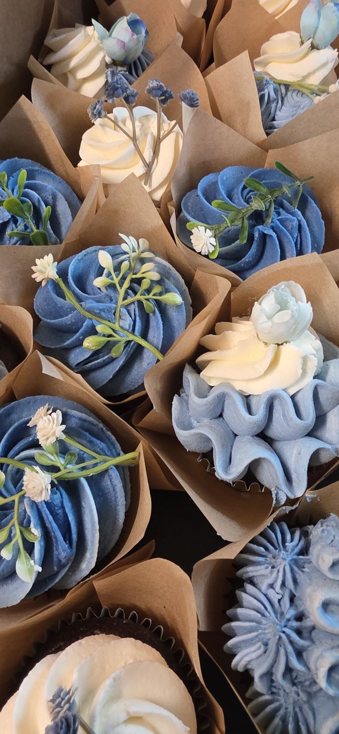 Baby Boy Cupcakes