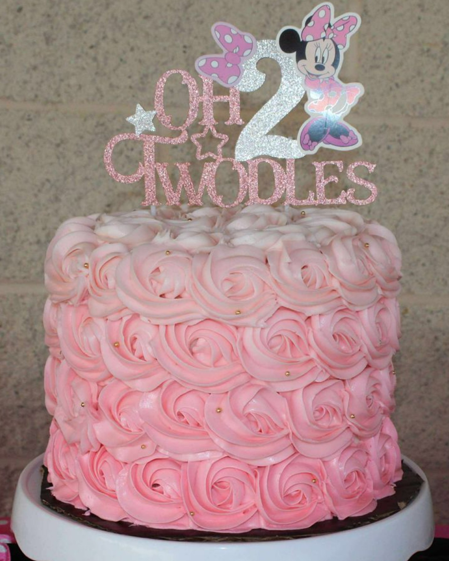Pink Ombre Rosettes