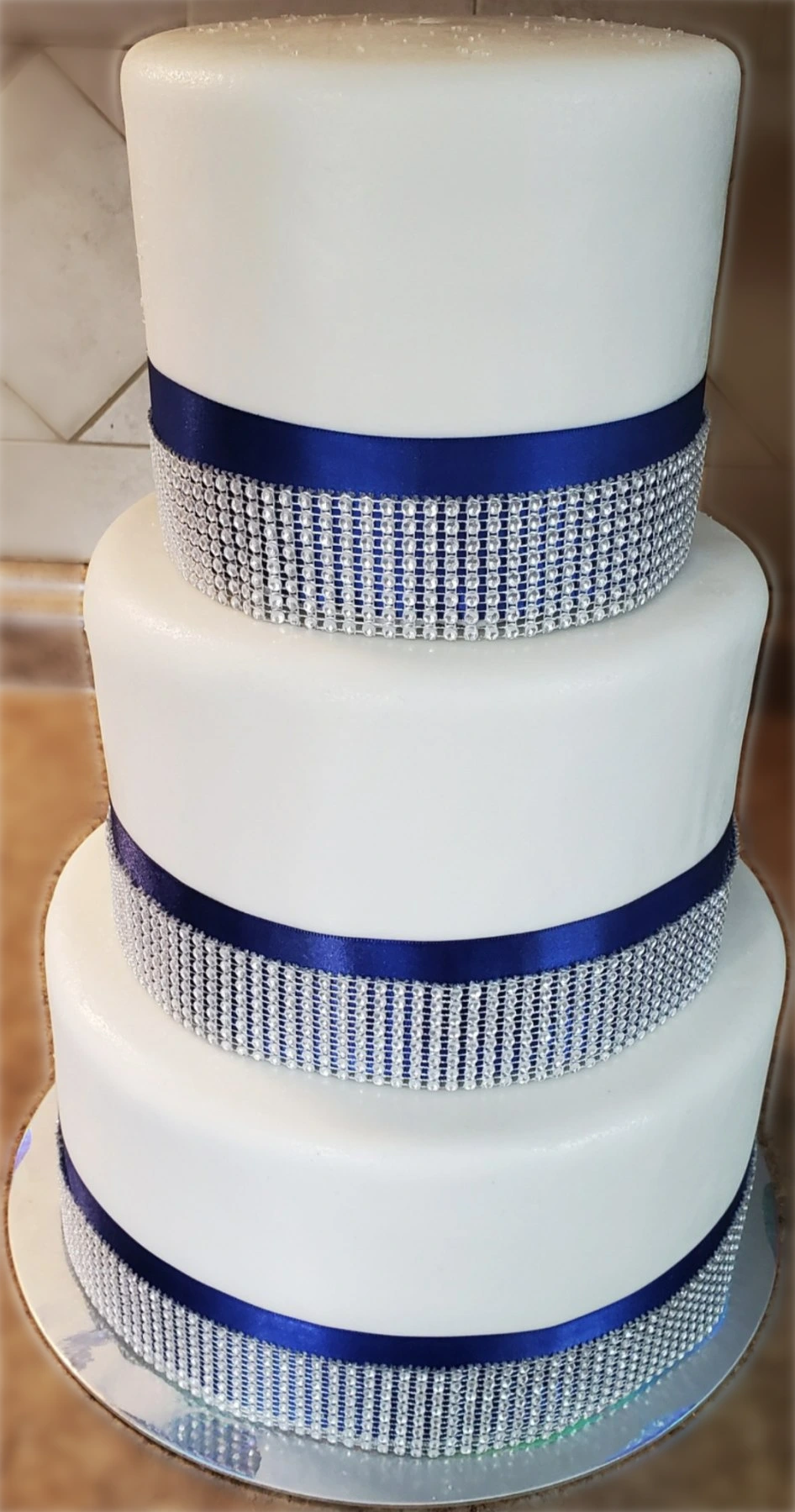 Royal Blue and Rhinestones